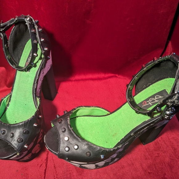 Iron Fist Loose Tooth studded chunky super platforms - size 8 - Picture 4 of 11